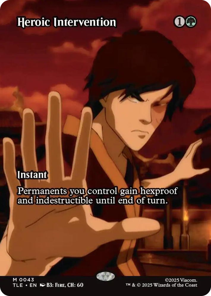 0043 Heroic Intervention (Borderless) M The Last Airbender: Eternal-Legal