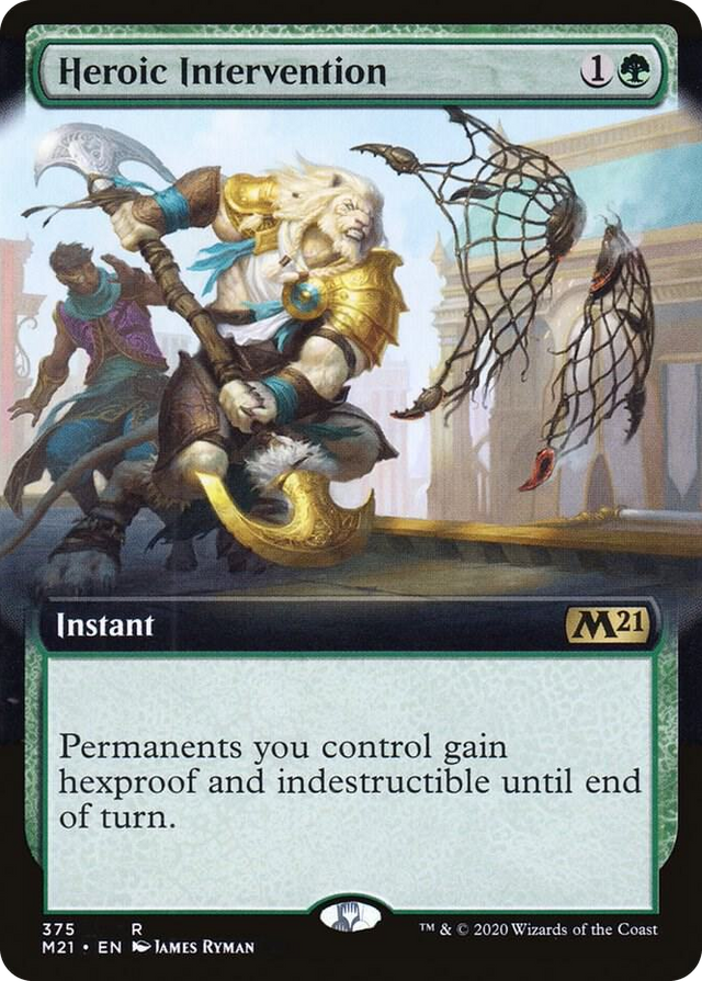 0375 Heroic Intervention (Extended Art) R Core Set 2021