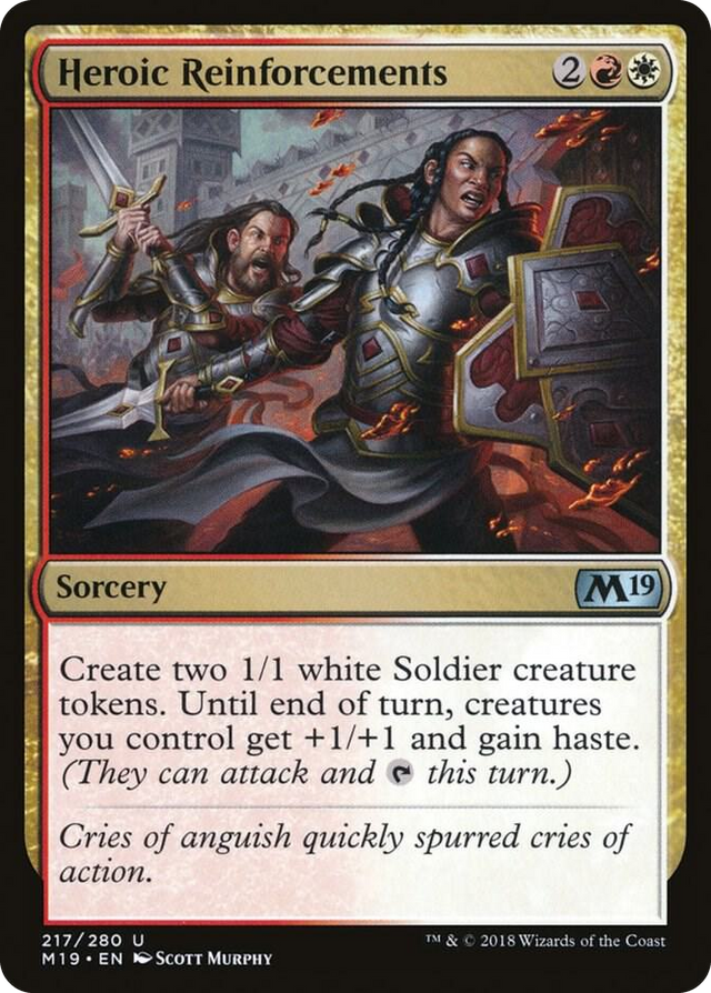 0217 Heroic Reinforcements U Core Set 2019