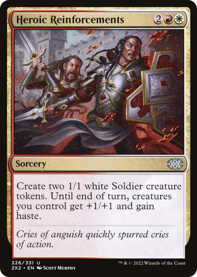 0226 Heroic Reinforcements U Double Masters 2022