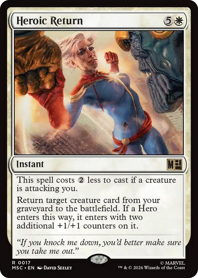 0017 Heroic Return R Commander: Marvel Super Heroes