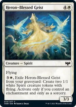 0019 Heron-Blessed Geist C Innistrad: Crimson Vow