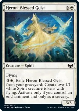 0019 Heron-Blessed Geist C Innistrad: Crimson Vow