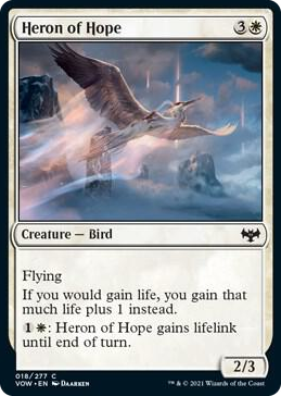 0018 Heron of Hope C Innistrad: Crimson Vow