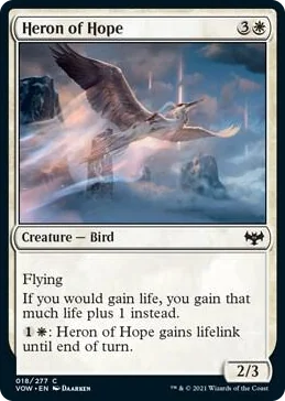 0018 Heron of Hope C Innistrad: Crimson Vow