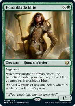 0026 Heronblade Elite R Commander: Innistrad: Midnight Hunt