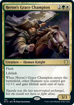 0152 Heron's Grace Champion R Commander: Innistrad: Midnight Hunt