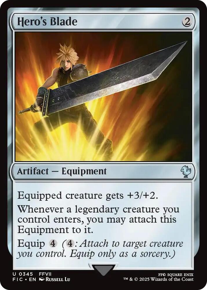 0345 Hero's Blade U Commander: FINAL FANTASY