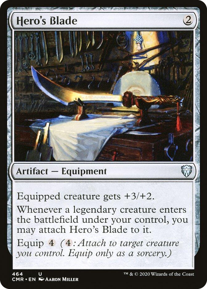 0464 Hero's Blade (464) U Commander Legends