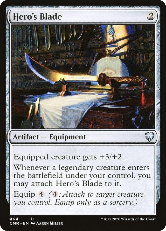 0464 Hero's Blade (464) U Commander Legends