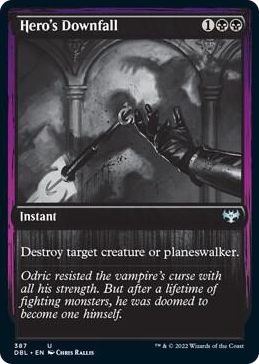 0387 Hero's Downfall U Innistrad: Double Feature