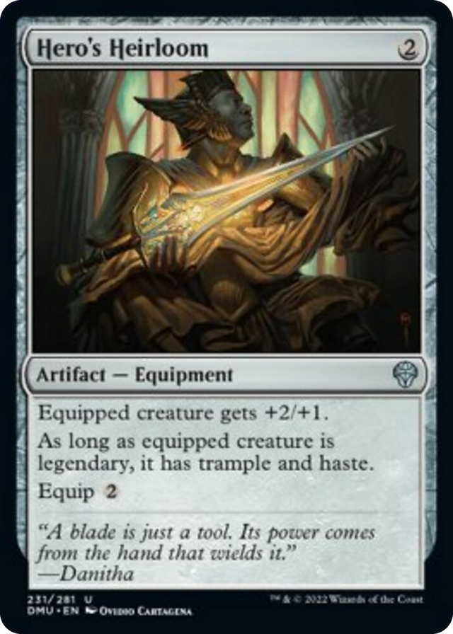0231 Hero's Heirloom U Dominaria United