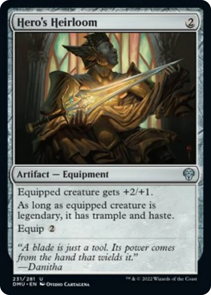 0231 Hero's Heirloom U Dominaria United