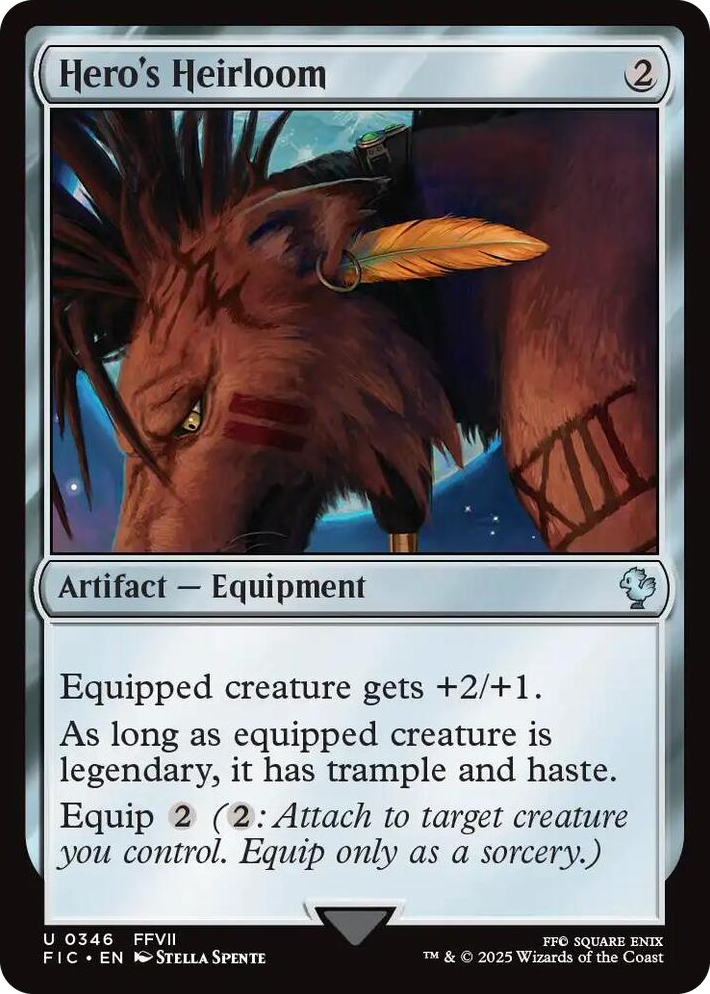 0346 Hero's Heirloom U Commander: FINAL FANTASY