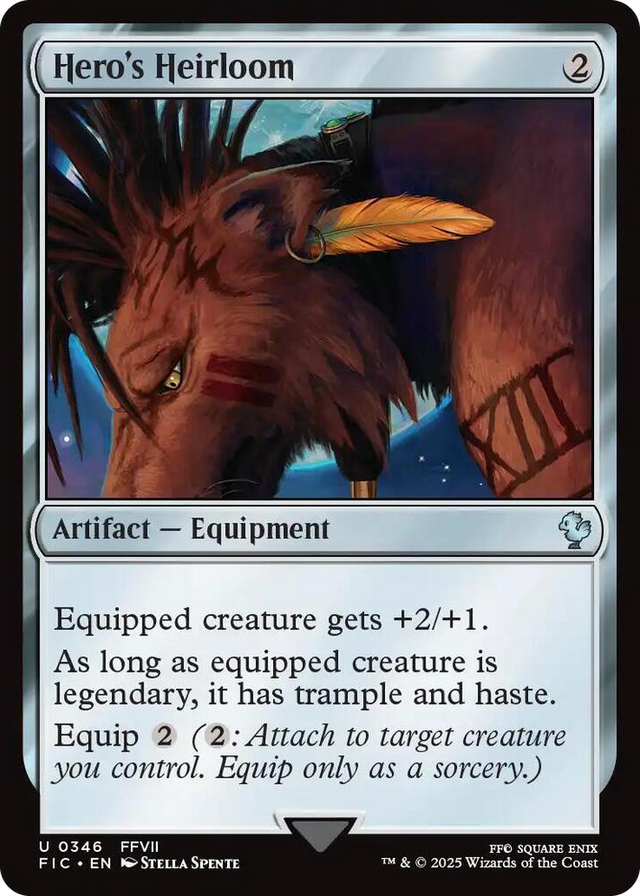 0346 Hero's Heirloom U Commander: FINAL FANTASY