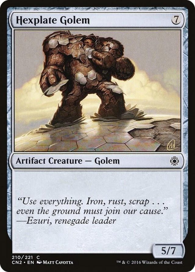 0210 Hexplate Golem C Conspiracy: Take the Crown