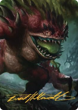 0017 Hezrou Art Card (Gold-Stamped Signature) S Art Series: Commander Legends: Battle for Baldur's Gate