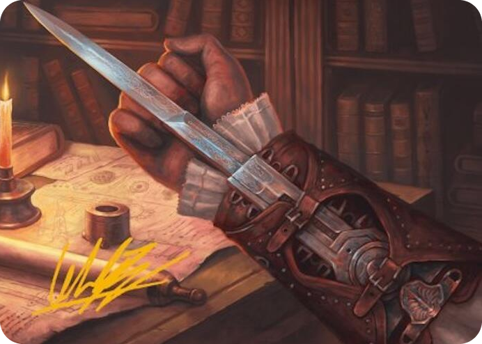 Hidden Blade Art Card (Gold-Stamped Signature) #9 S - Art Series: Universes Beyond: Assassin's Creed Pokemon card