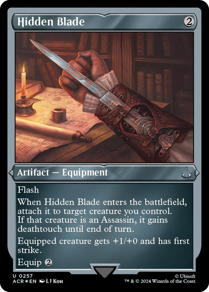 0257 Hidden Blade (Foil Etched) U Universes Beyond: Assassin's Creed
