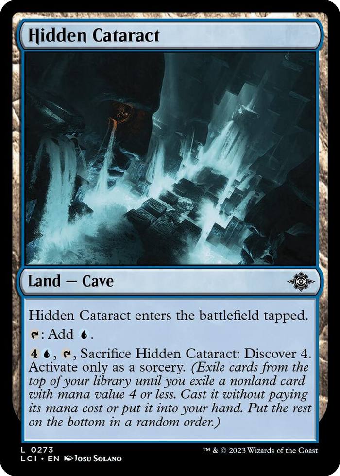 Hidden Cataract #273 L - The Lost Caverns of Ixalan Pokemon card