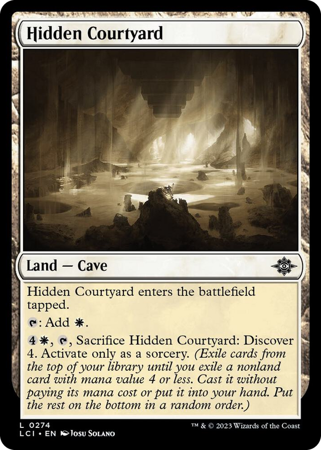 0274 Hidden Courtyard L The Lost Caverns of Ixalan