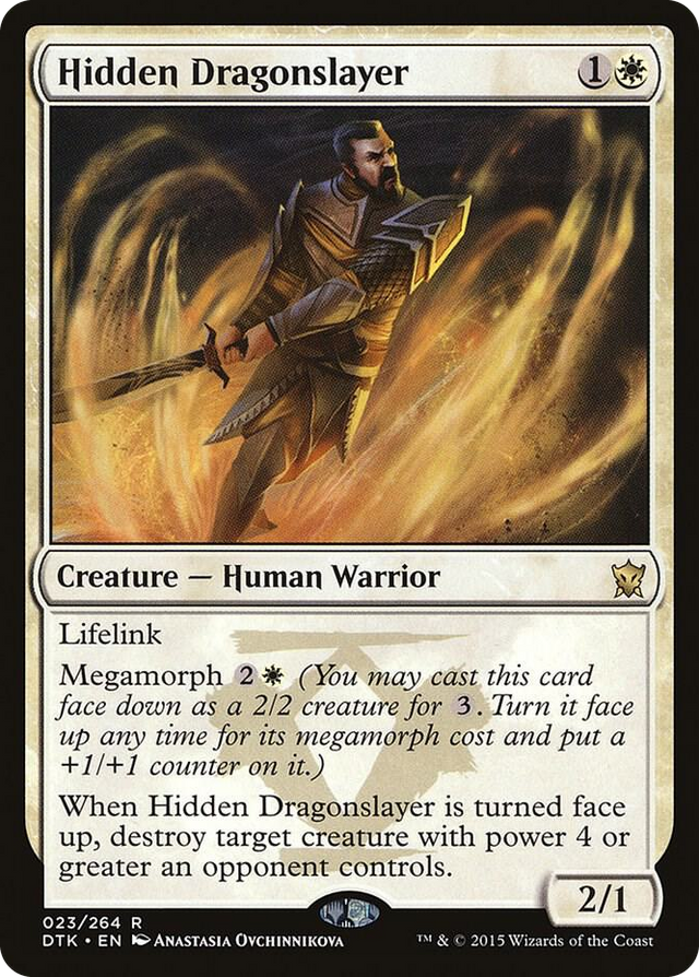 0023 Hidden Dragonslayer R Dragons of Tarkir