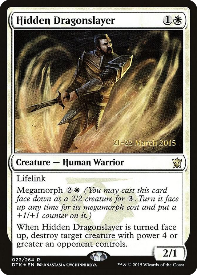 0023 Hidden Dragonslayer R Prerelease Cards