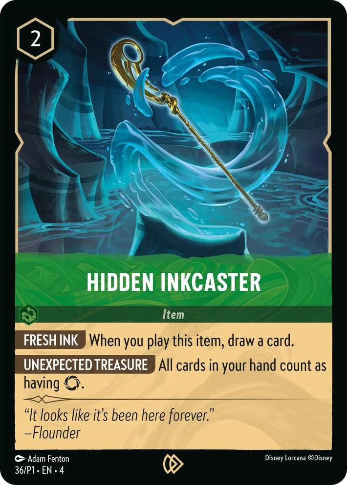 0036 Hidden Inkcaster Promo Disney Lorcana Promo Cards