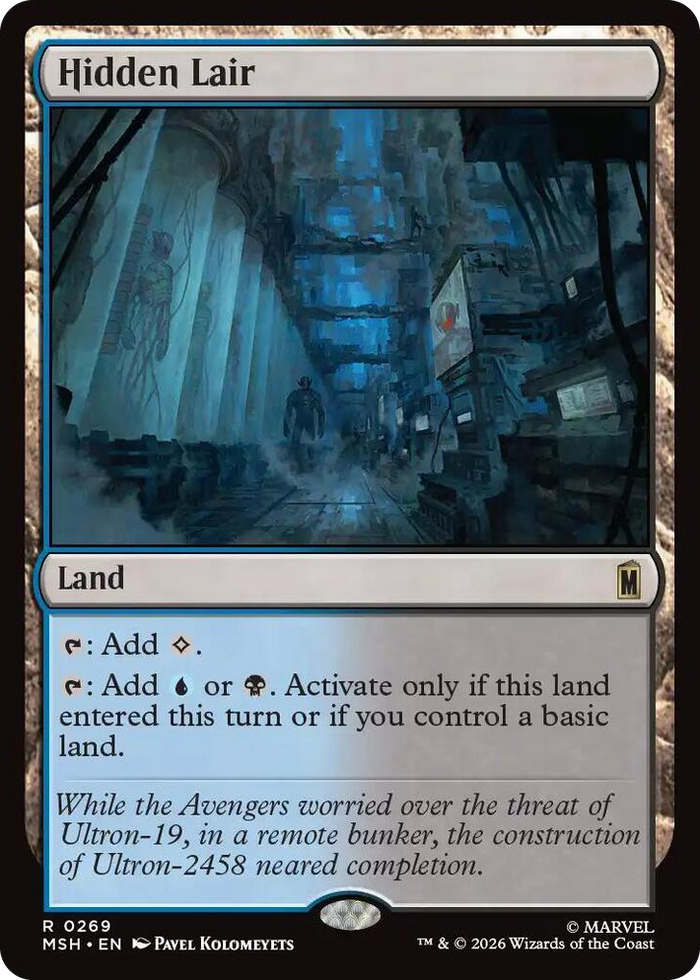 Hidden Lair #269 R - Marvel Super Heroes Pokemon card