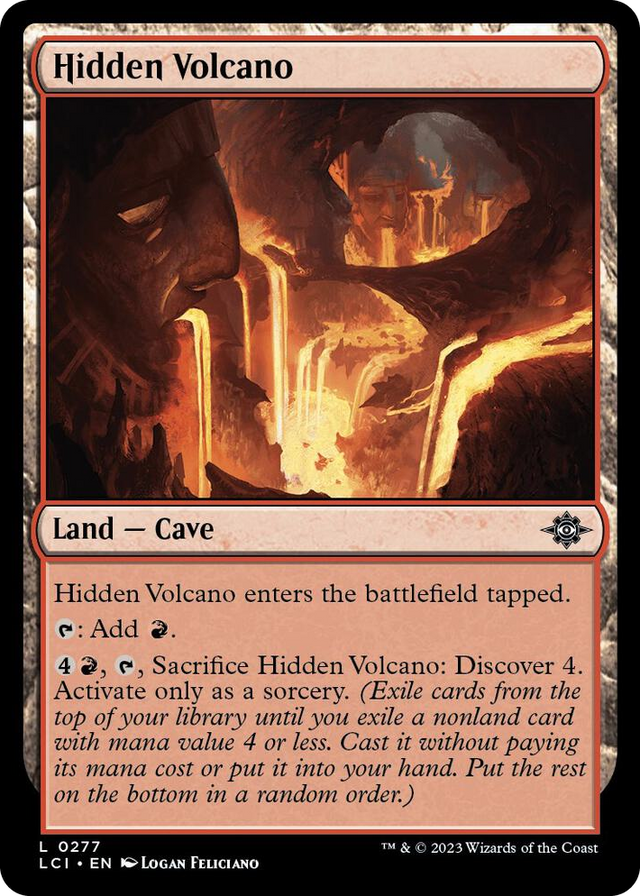 0277 Hidden Volcano L The Lost Caverns of Ixalan