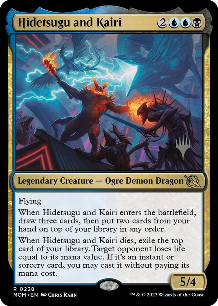 Hidetsugu and Kairi #228 R - Promo Pack: March of the Machine Pokemon card