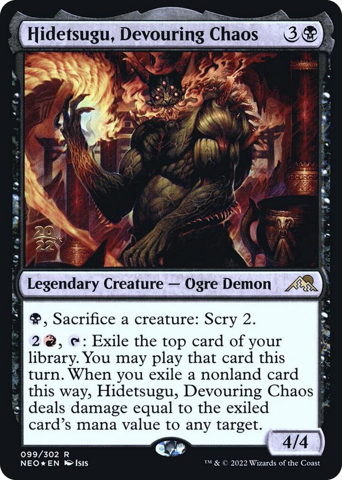 Hidetsugu, Devouring Chaos #99 R - Prerelease Cards Pokemon card