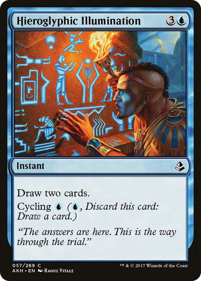 0057 Hieroglyphic Illumination C Amonkhet