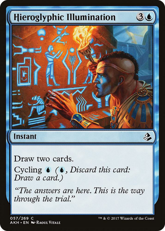 Hieroglyphic Illumination #57 C - Amonkhet Pokemon card