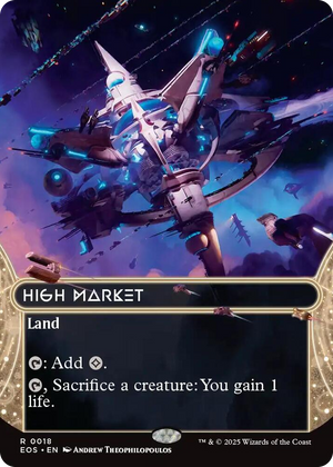 0018 High Market (0018) (Borderless) R Edge of Eternities: Stellar Sights