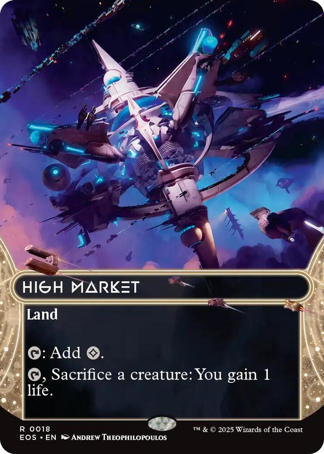 0018 High Market (0018) (Borderless) R Edge of Eternities: Stellar Sights