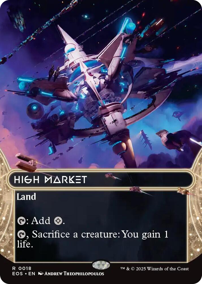 0018 High Market (0018) (Borderless) R Edge of Eternities: Stellar Sights