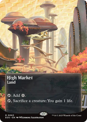 0063 High Market (0063) (Borderless) R Edge of Eternities: Stellar Sights