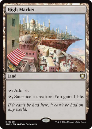 0380 High Market R Commander: Secrets of Strixhaven