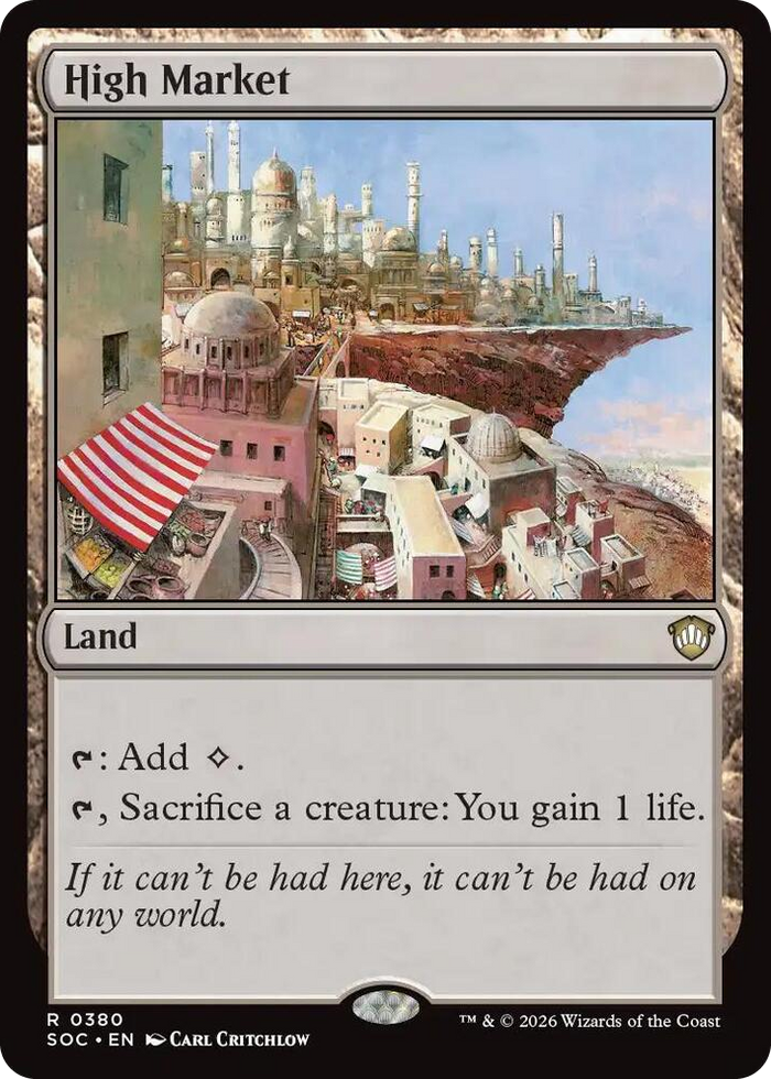 High Market #380 R - Commander: Secrets of Strixhaven Pokemon card