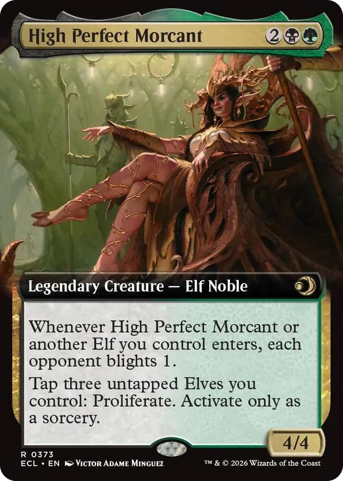 High Perfect Morcant (Extended Art) #373 R - Lorwyn Eclipsed Pokemon card