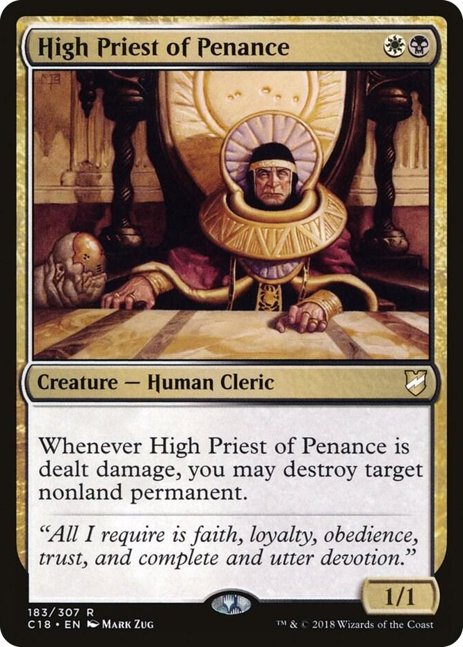 0183 High Priest of Penance R Commander 2018