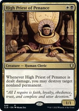 0848 High Priest of Penance R Commander Legends: Battle for Baldur's Gate