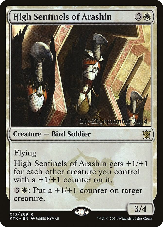 High Sentinels of Arashin #13 R - Prerelease Cards Pokemon card