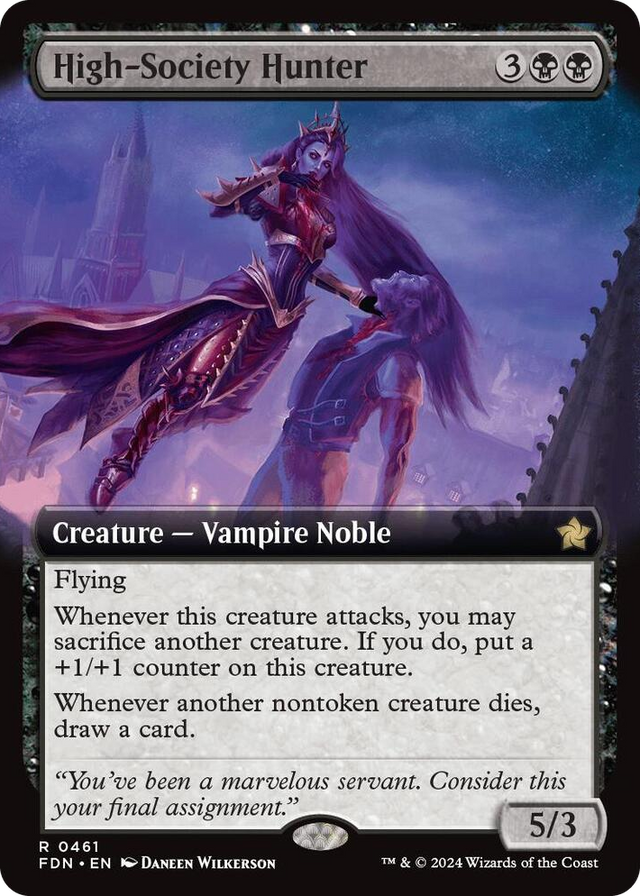 0461 High-Society Hunter (Extended Art) R Foundations