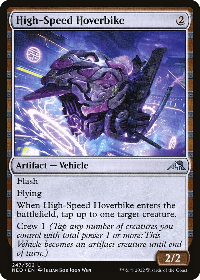 0247 High-Speed Hoverbike U Kamigawa: Neon Dynasty