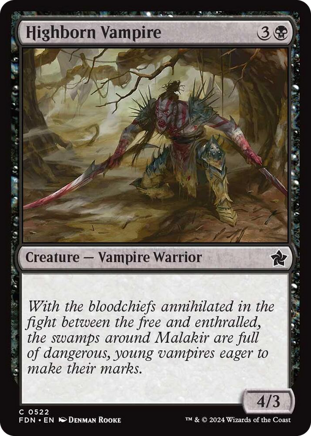 0522 Highborn Vampire C Foundations