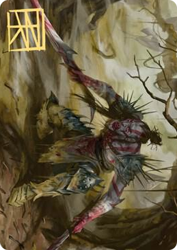 0055 Highborn Vampire Art Card (Gold-Stamped Signature) S Art Series: Zendikar Rising