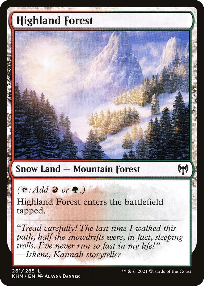 0261 Highland Forest L Kaldheim