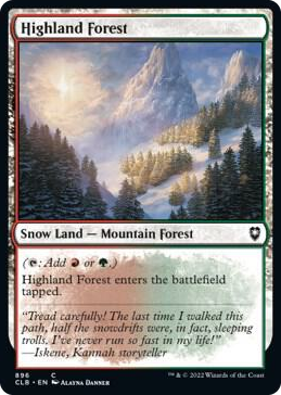 0896 Highland Forest C Commander Legends: Battle for Baldur's Gate